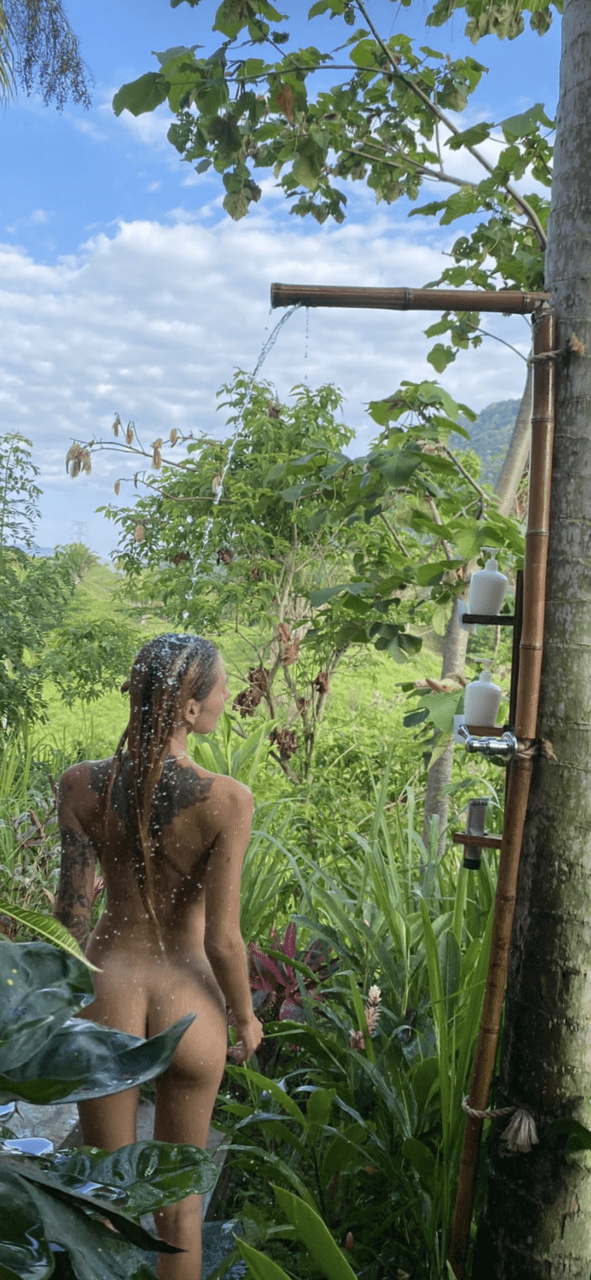 Jungle Shower in South America